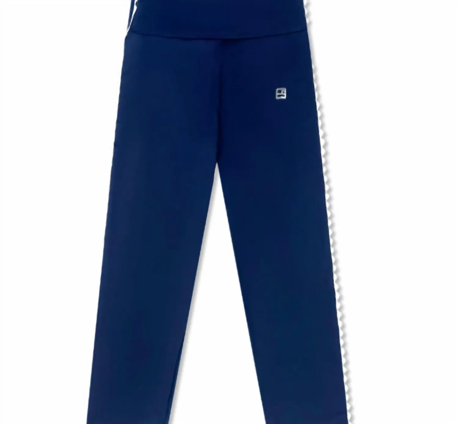 Lullaby Set Детские леггинсы Abigail с высокой талией, цвет Nantucket Navy / Pure Coconut — фото 2