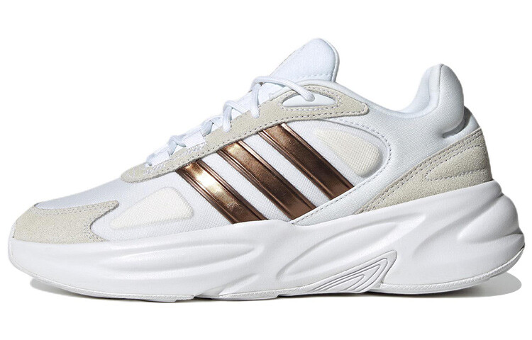 

Кроссовки женские Ozelle Running Shoes Low-top Белый/серый/золотой Adidas Neo
