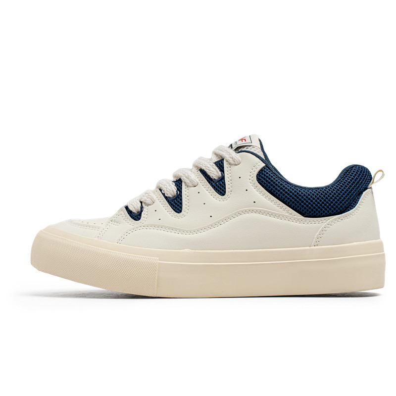 

Мужские дышащие низкие кроссовки для скейтбординга GAISIMA, Beige Blue