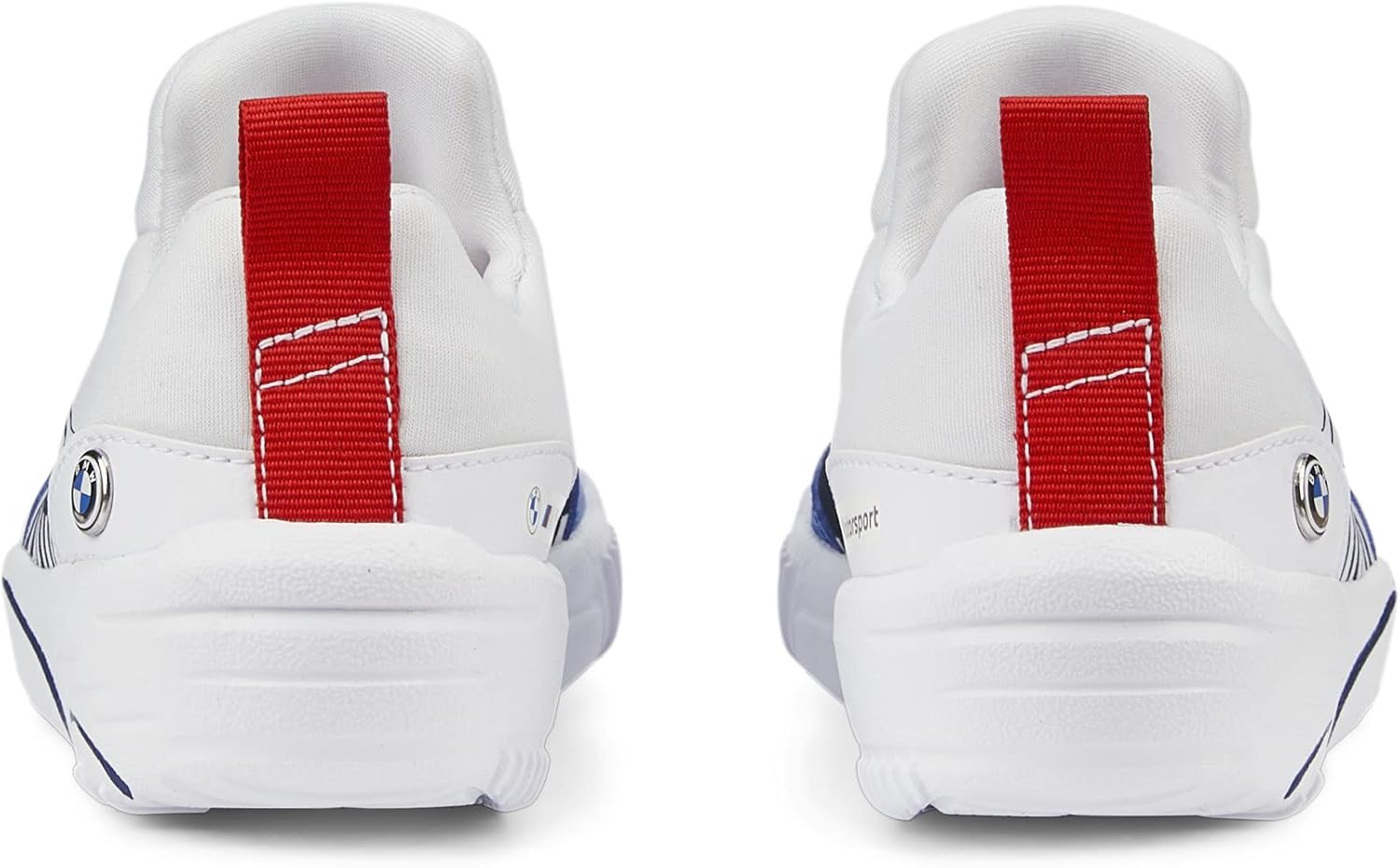 Детские кроссовки Puma Unisex BMW M Motorsport без застежек, серый — фото 2