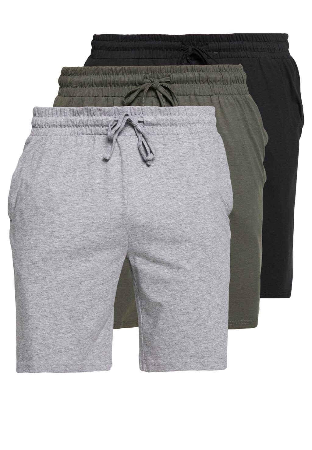 

Брюки для сна 3 PACK Pier One, цвет black/mottled grey