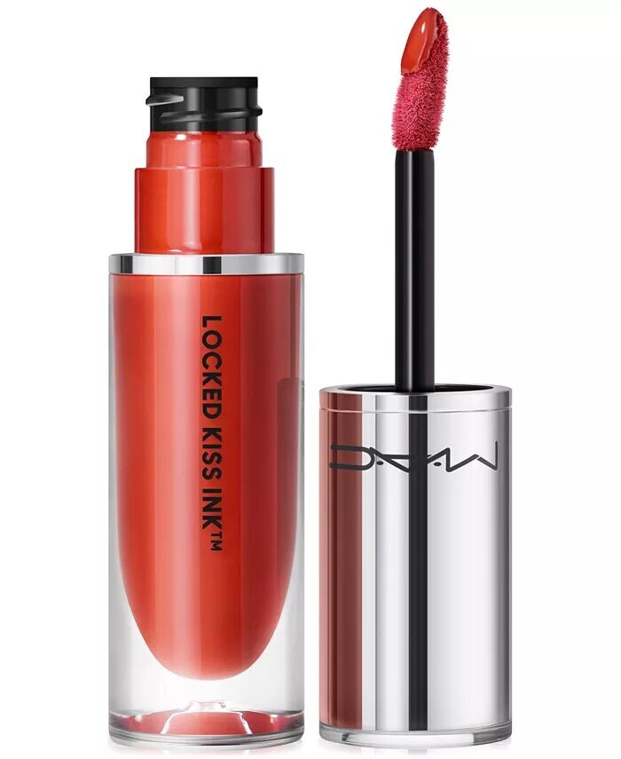 

Чернильная губная помада Locked Kiss Mac, цвет Brazen (Pumpkin Orange)