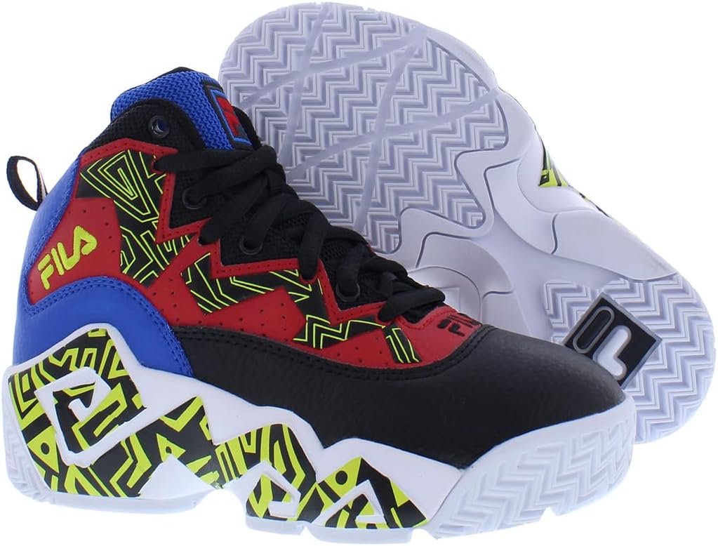 Кроссовки Fila Unisex-Child Kid's Fila Mb, черный/красный — фото 2