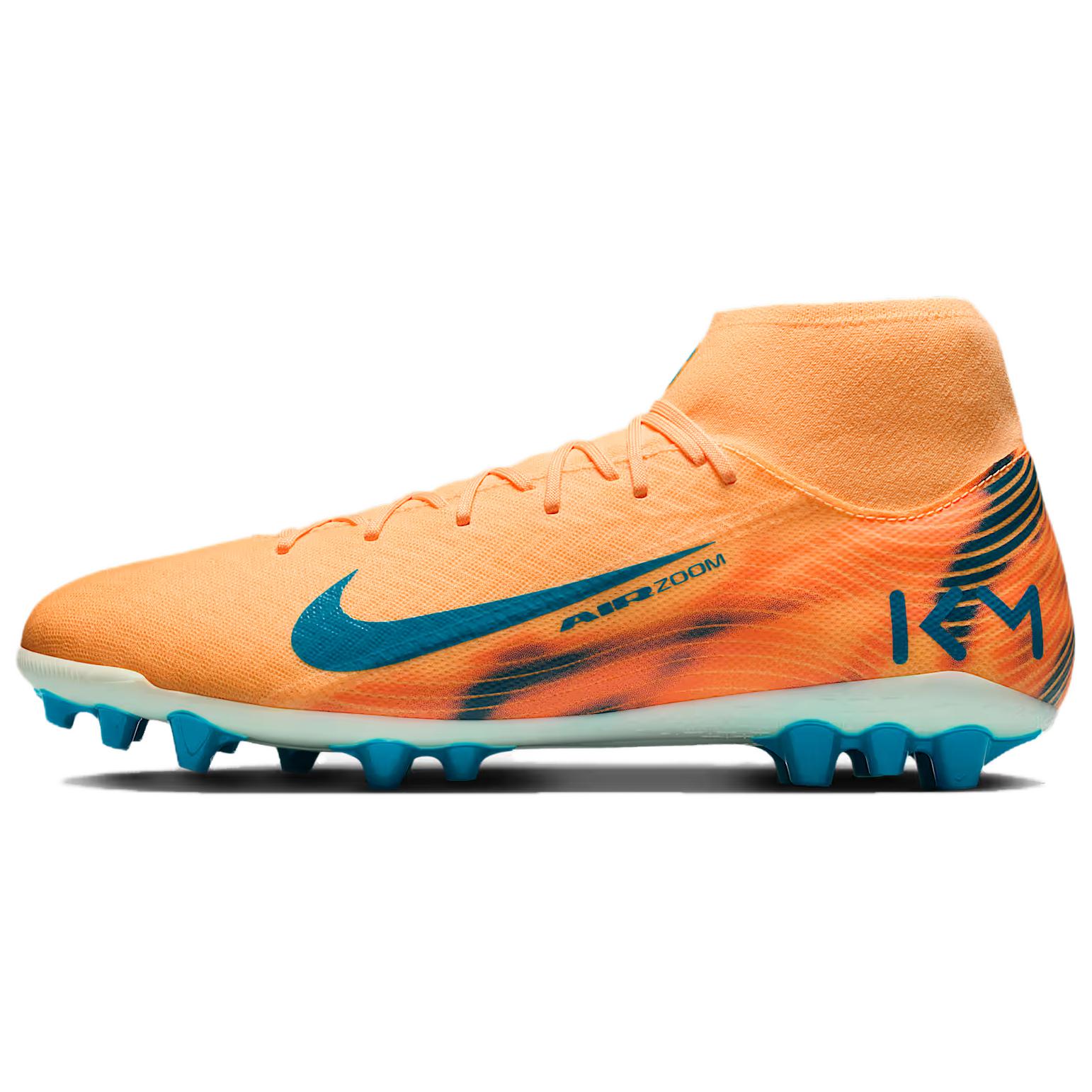 

Кроссовки Mercurial Superfly 10 AG Artificial Ground Artificial Turf Supportive And Elastic Soccer Shoes Unisex Nike, оранжевый/синий