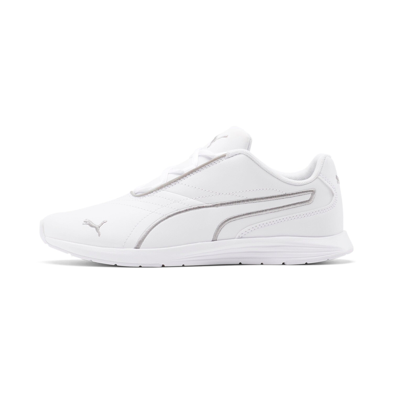 

Женские туфли PUMA Ella на шнуровке, цвет White/Silver