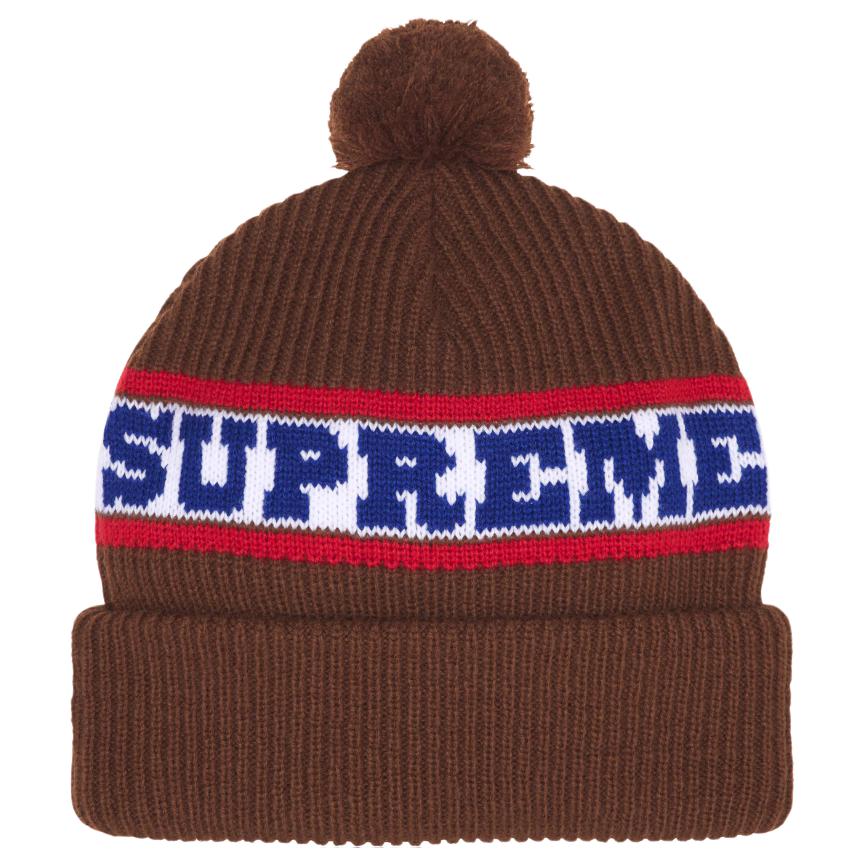

Supreme Большая полосатая шапка, Brown