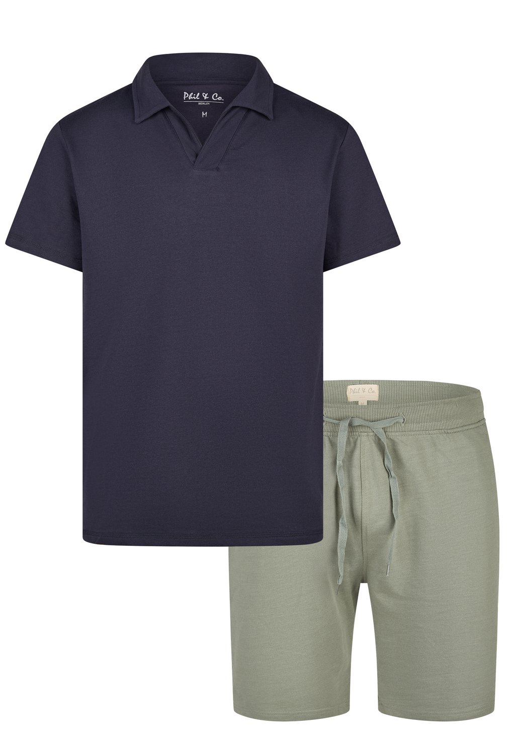 

Пижама SHORTY SET Phil & Co. Berlin, темно-синий