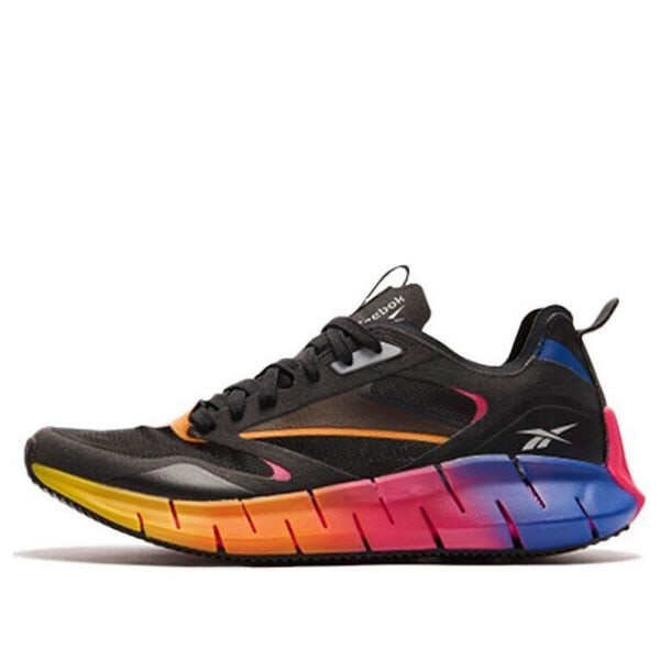 

Кроссовки zig kinetica horizon 'black rainbow' Reebok, черный