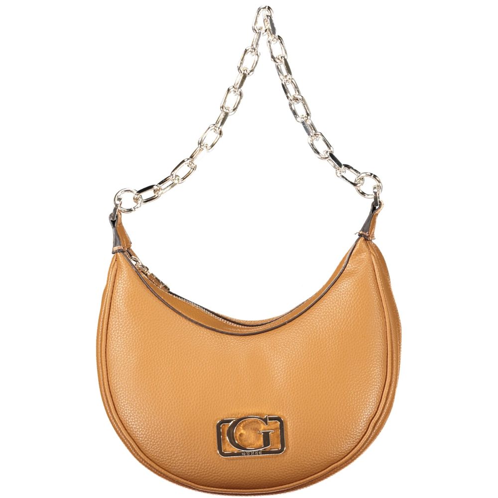 

Коричневая полиэтиленовая сумка Guess Shoes, коричневый