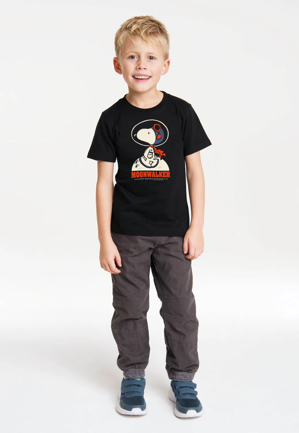 Футболка 'Snoopy - Moonwalker' Logoshirt, Black — фото 3