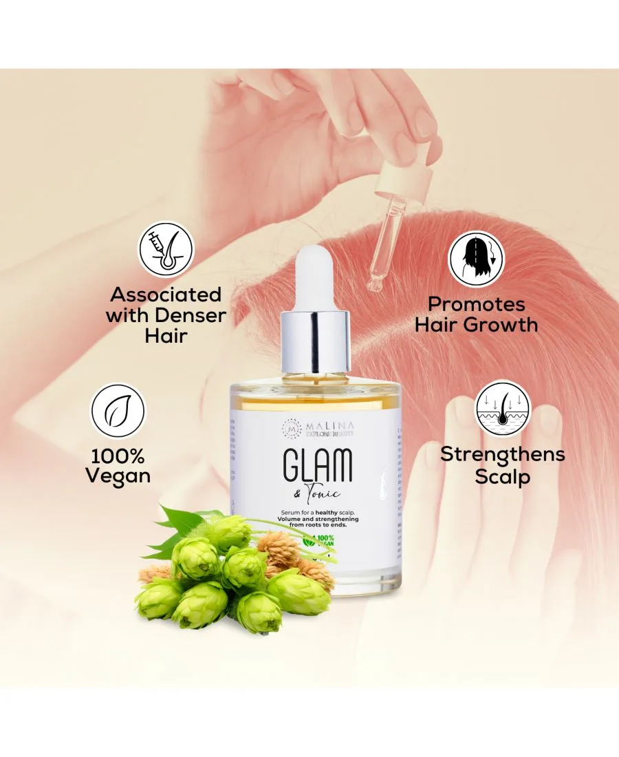 Malina Питательная сыворотка для волос и кожи головы (Glam & Tonic) — фото 4