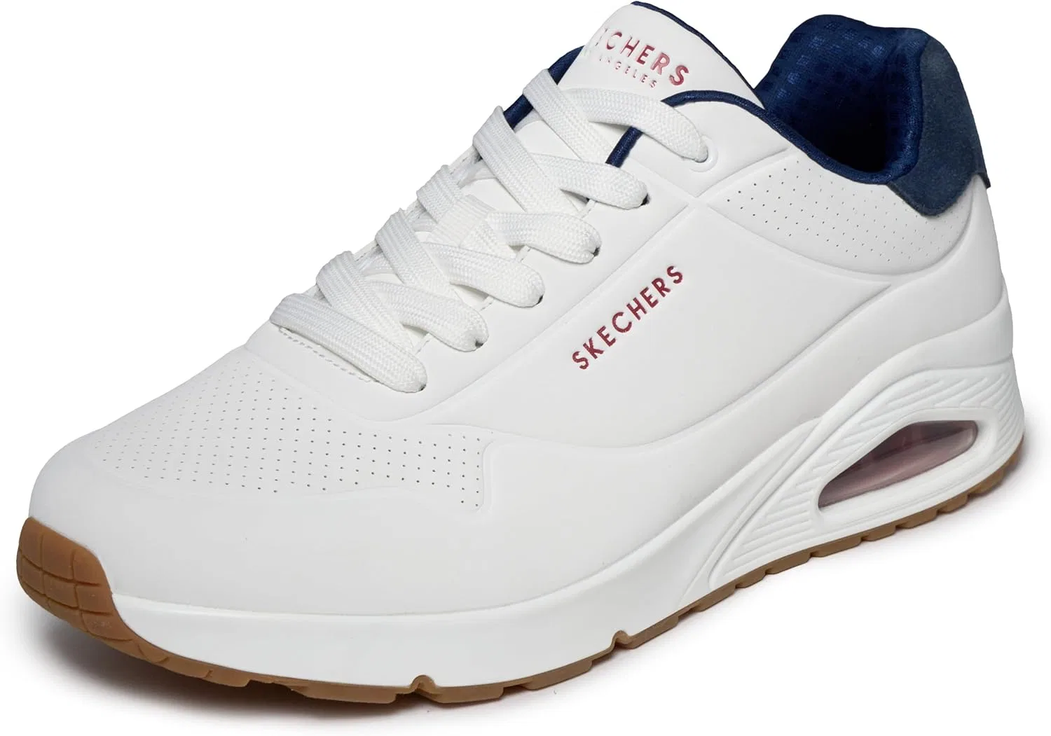 Мужские кроссовки Skechers UNO Suited on Air, White Navy Red