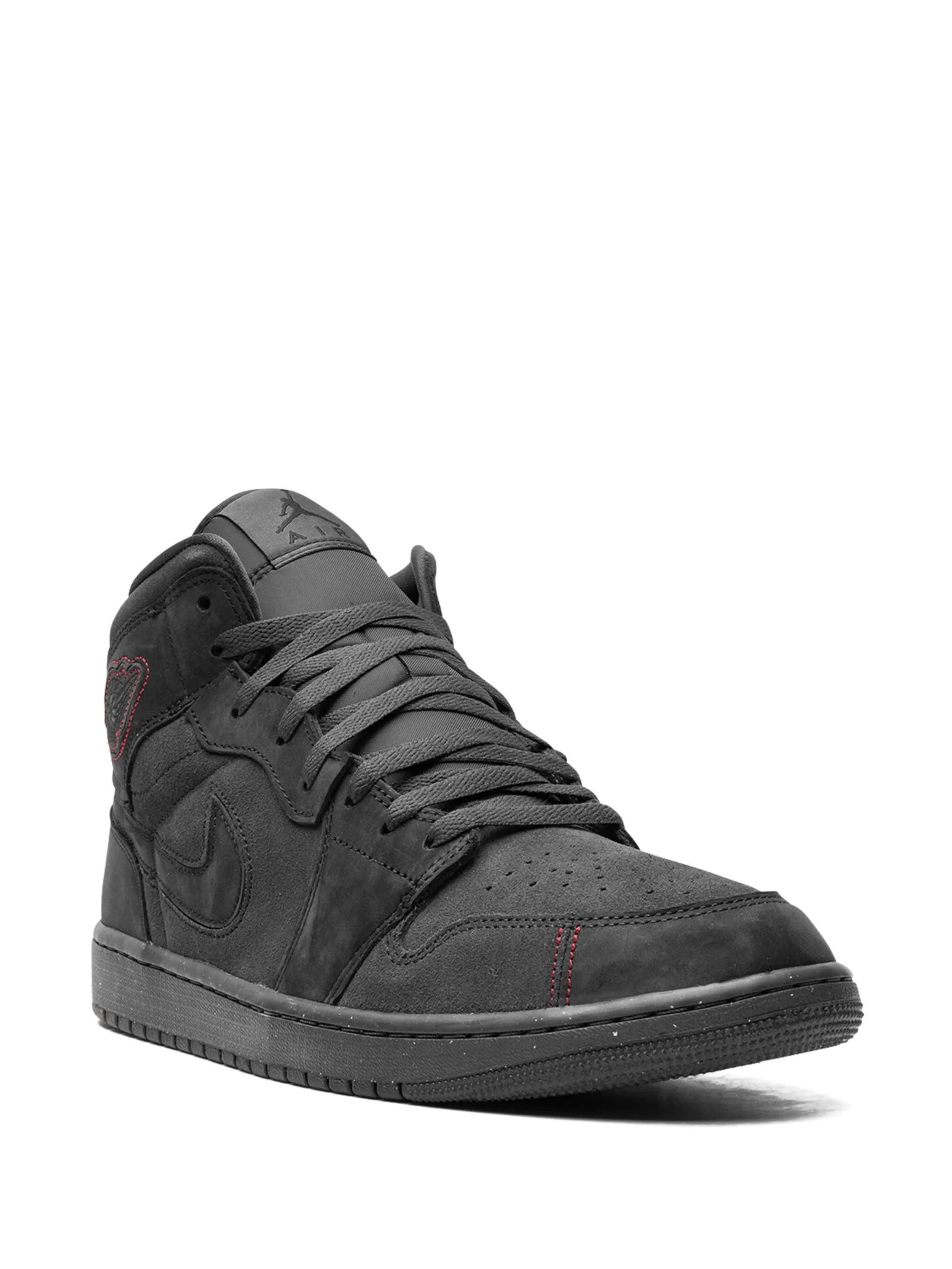 Кроссовки Air Jordan 1 Mid SE Craft Dark Smoke, серый — фото 4