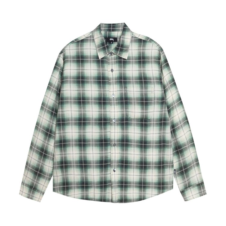 

Рубашка Stussy Matthew Printed Plaid Shirt, зеленый