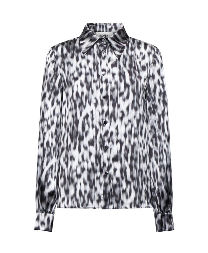 

Рубашка с принтом в виде животного узора Silvian Heach, мультиколор