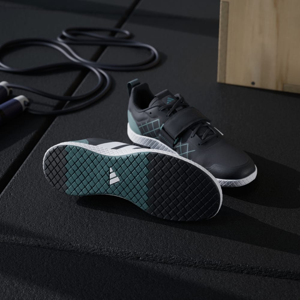 Кроссовки Adidas The Total Weightlifting Shoes, цвет Core Black/Core Black/Grey Six — фото 3