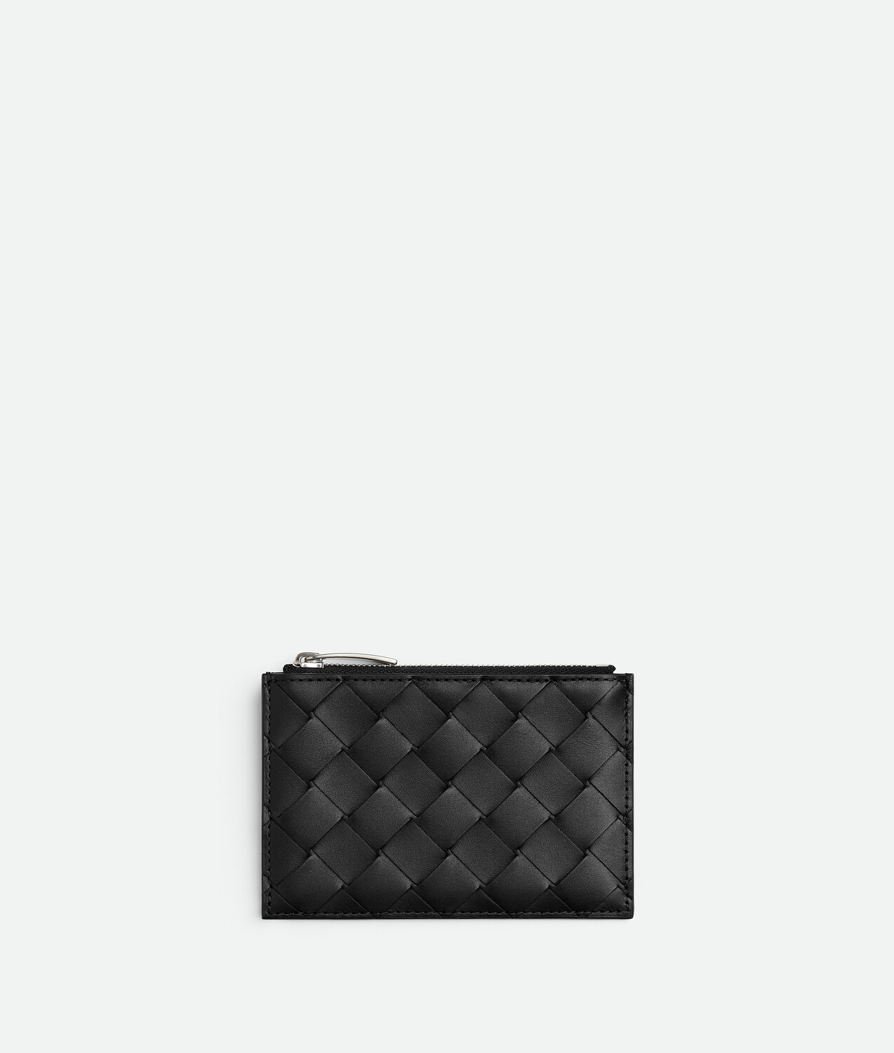 

Футляр для карт на молнии intrecciato BOTTEGA VENETA, черный