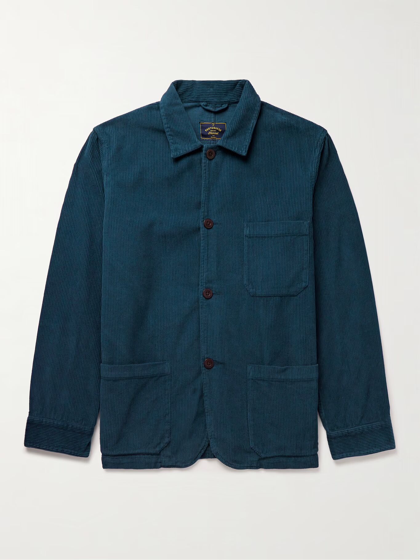 

Верхняя рубашка из хлопка и вельвета Labura PORTUGUESE FLANNEL, синий