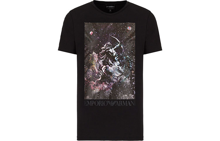 

Футболка мужская черная EMPORIO ARMANI