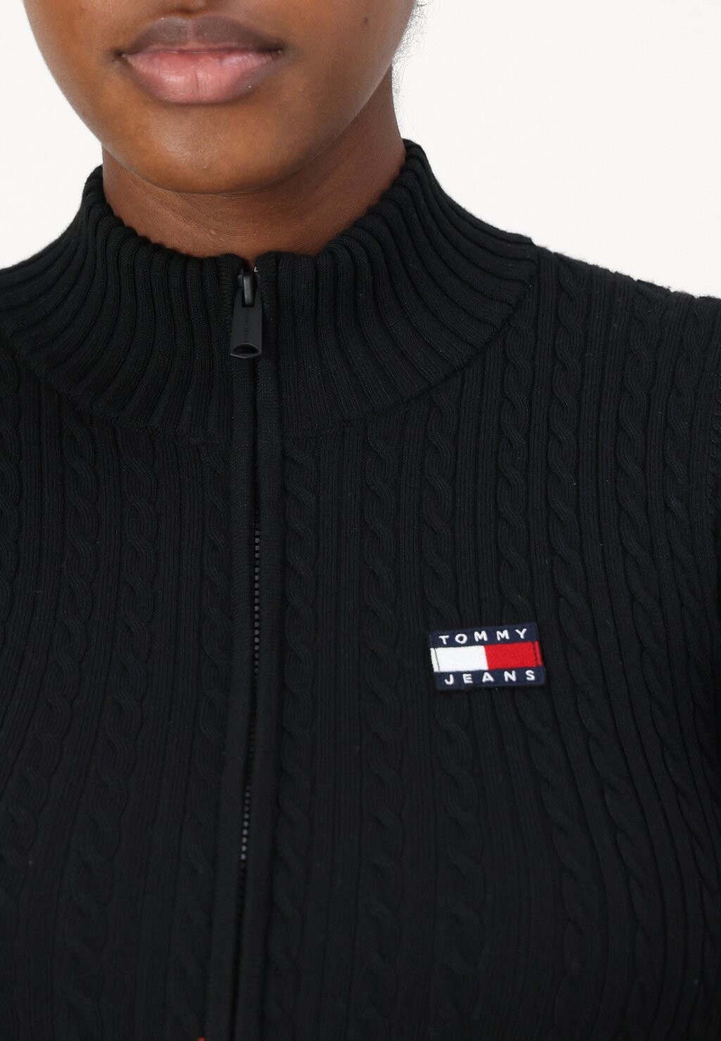 

Кардиган ZIP-THRU CABLE Tommy Hilfiger, черный