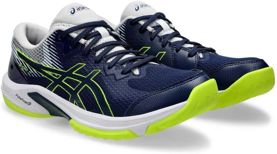 Кроссовки ASICS Beyond FF Herren, Blue Expanse Safety Yellow — фото 4