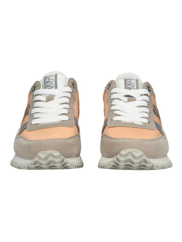 Кроссовки на шнуровке Napapijri, цвет beige/orange — фото 4
