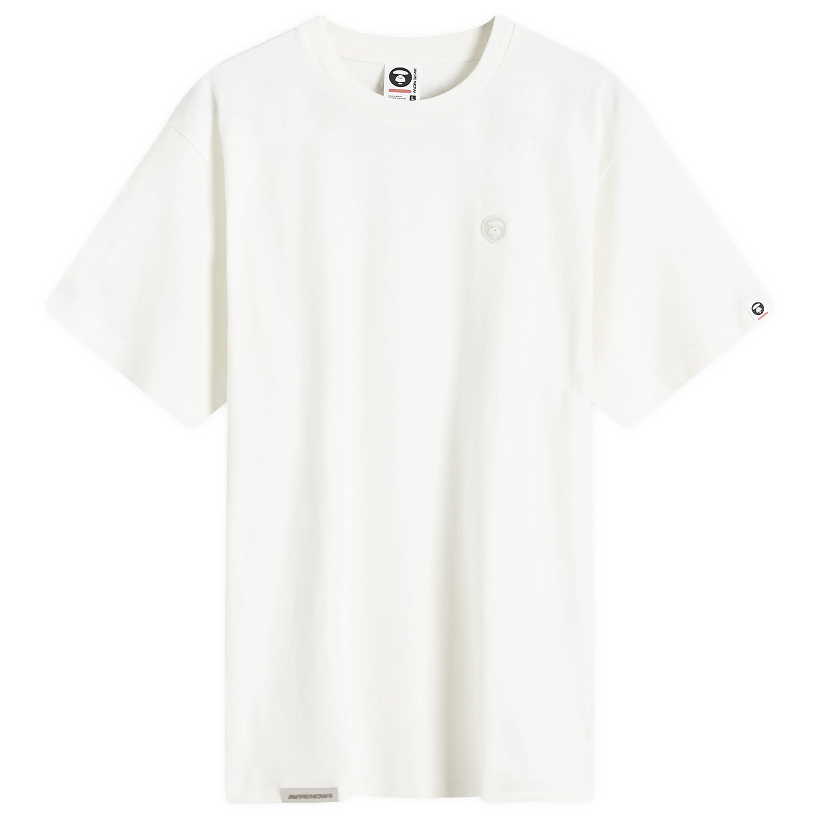 

Футболка Aape One Point T-Shirt, цвет Ivory