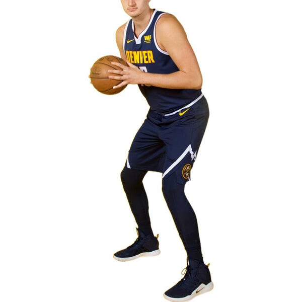 Майка Nike NBA Basketball Sports Jersey Vest Denver Nuggets Jokic 15 Navy Blue Dark blue, синий — фото 4