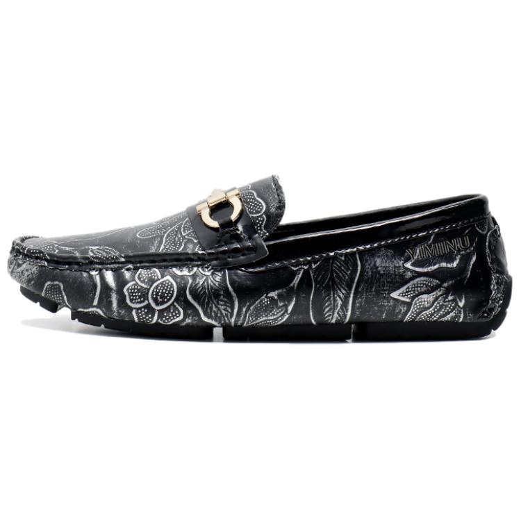 

Eminu Мужские повседневные кроссовки Low Top черные с серебром, цвет Black Silver