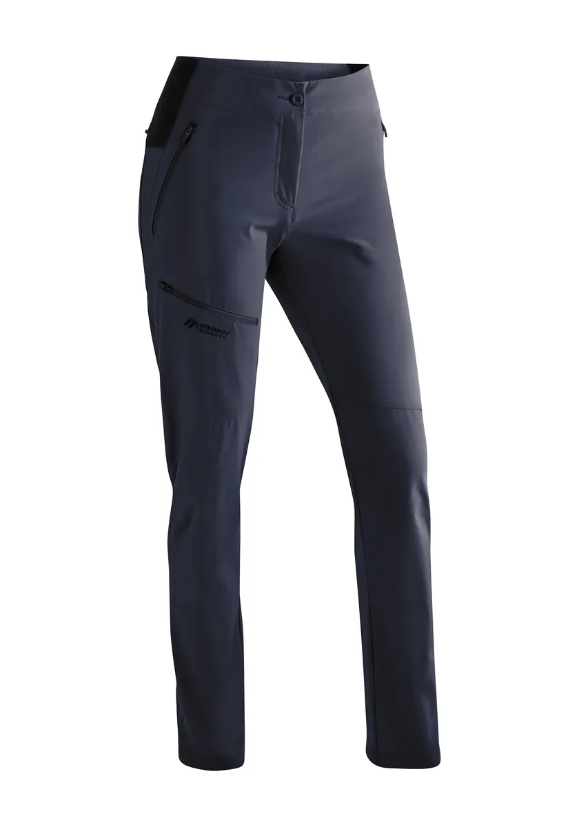

Спортивные уличные брюки Maier "Latit Slim Vario W", женские походные брюки, длинные уличные брюки, узкие треккинговые брюки Maier Sports, синий