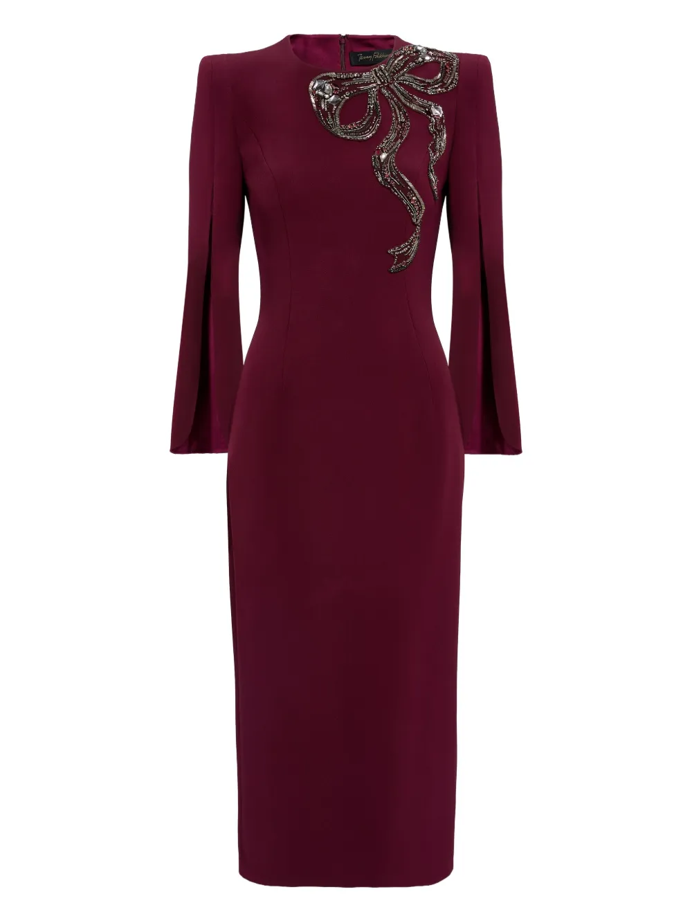 

Платье миди Love Bow Jenny Packham, красный