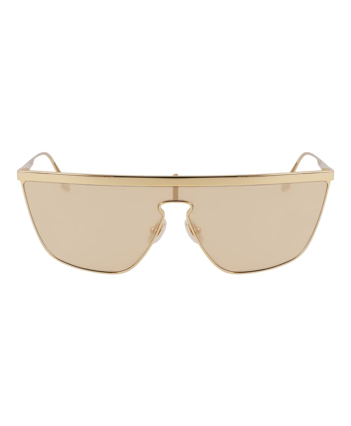 

Золотистые зеркальные солнцезащитные очки vb245 Victoria Beckham, желтый