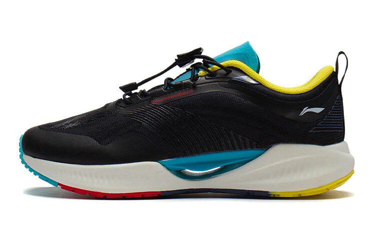 

Суперлегкие 19 детские кроссовки GS Low-top черные/синие ночные тени Lining Young
