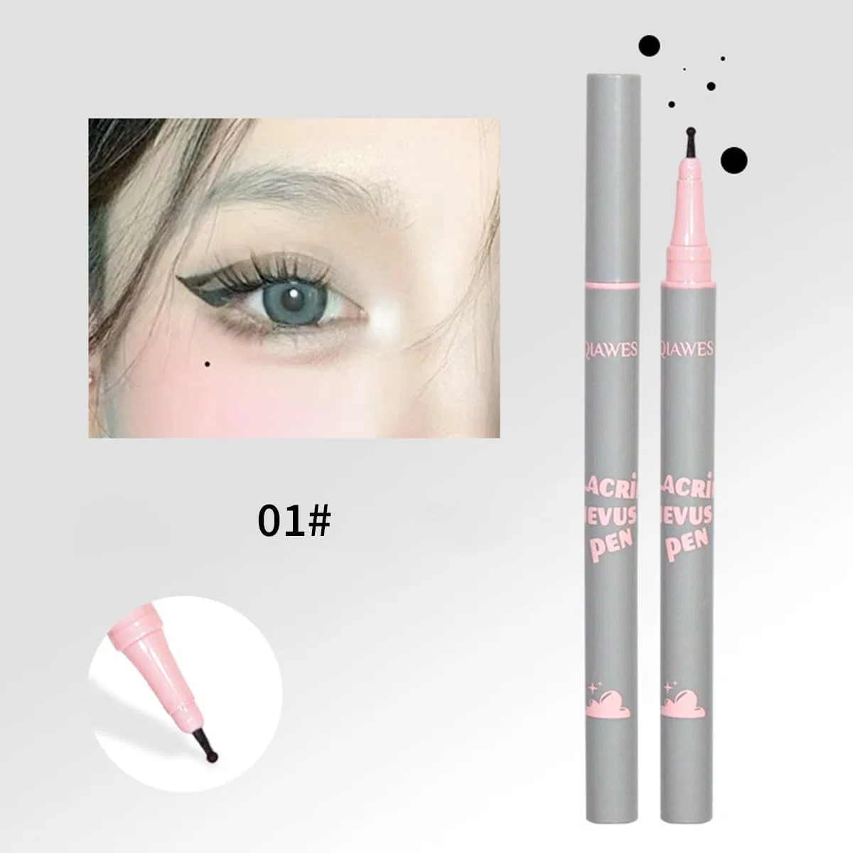 Подводка для глаз Mole Makeup Freckle Pen, коричневая, 1 шт
