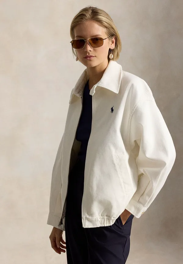 Двусторонняя хлопковая куртка, летняя куртка Polo Ralph Lauren, Trophy Cream