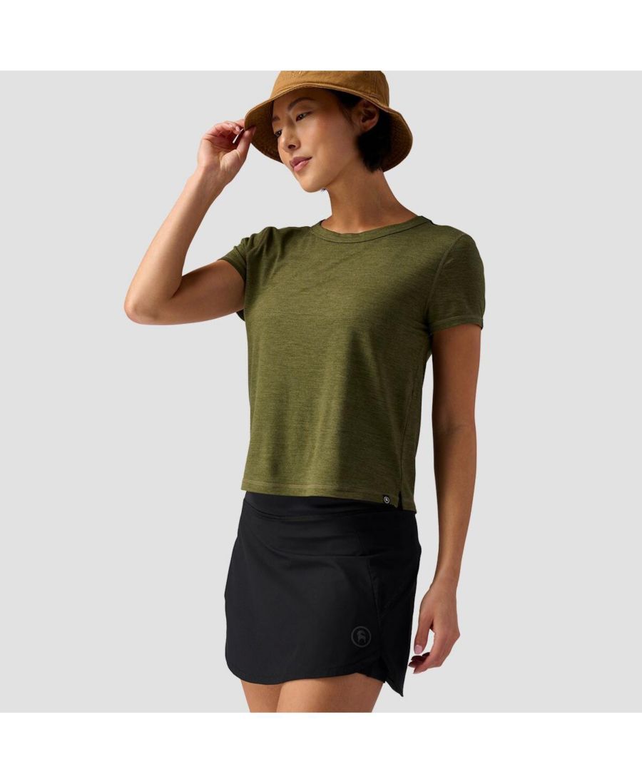 

Женская спортивная футболка с коротким рукавом Destination Crew Top Backcountry, Kalamata