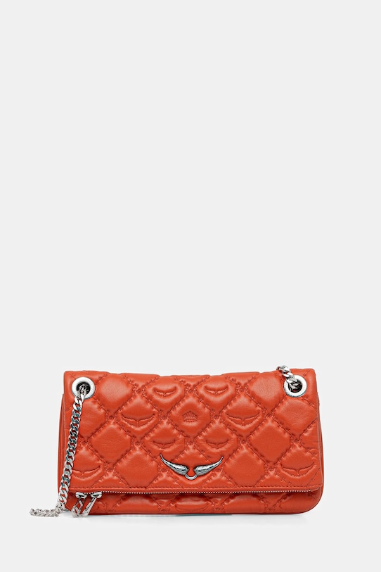 

Кожаная сумка Zadig&Voltaire, оранжевый