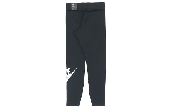 Спортивные штаны (WMNS) Nike Sportswear Essential Casual Sports High Waist Gym Yoga Leggings Black, черный — фото 2