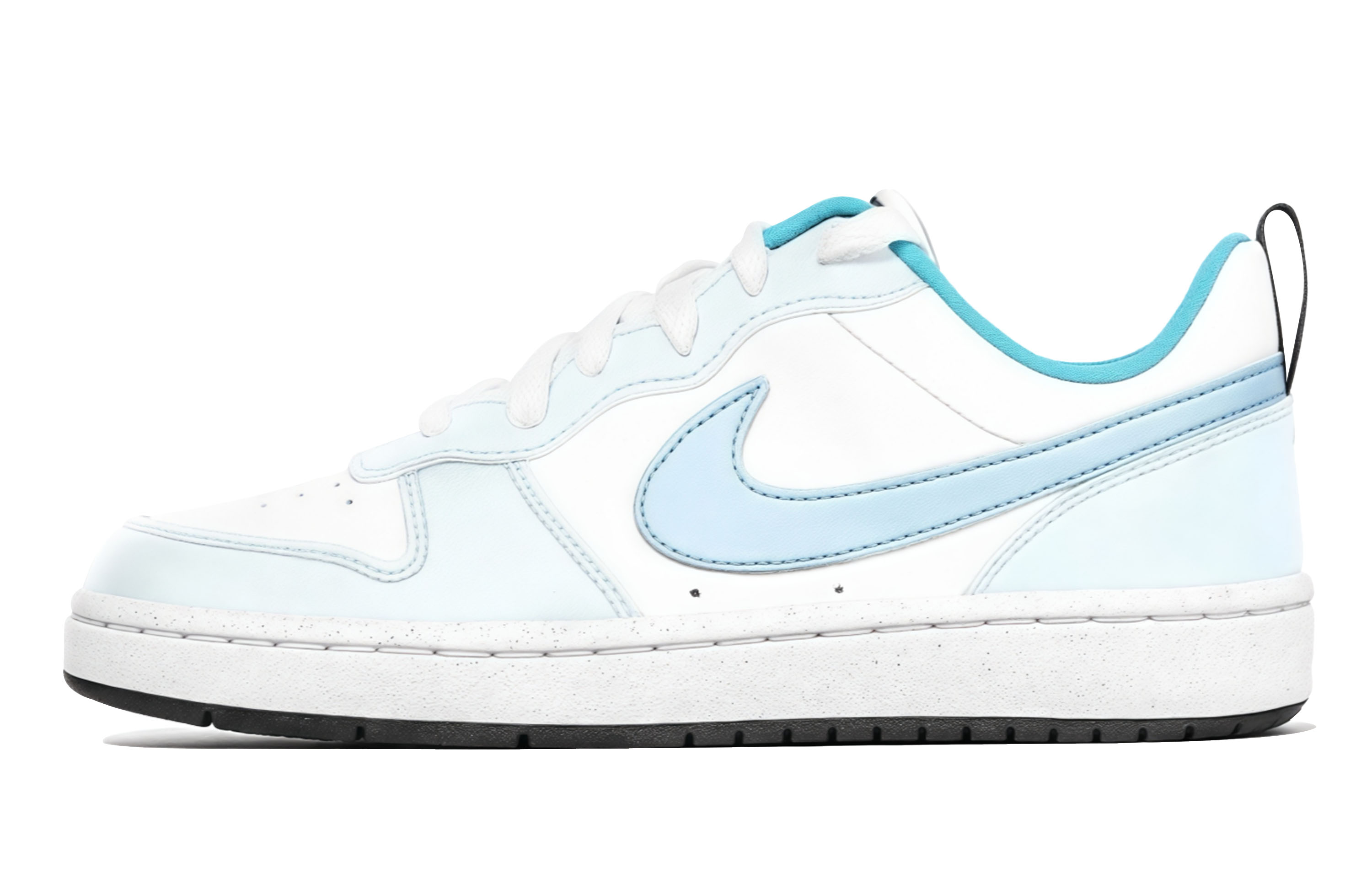 

Nike Детские кроссовки для скейтбординга Court Borough Mood с противоскользящим износостойким верхом, синие, для подростков