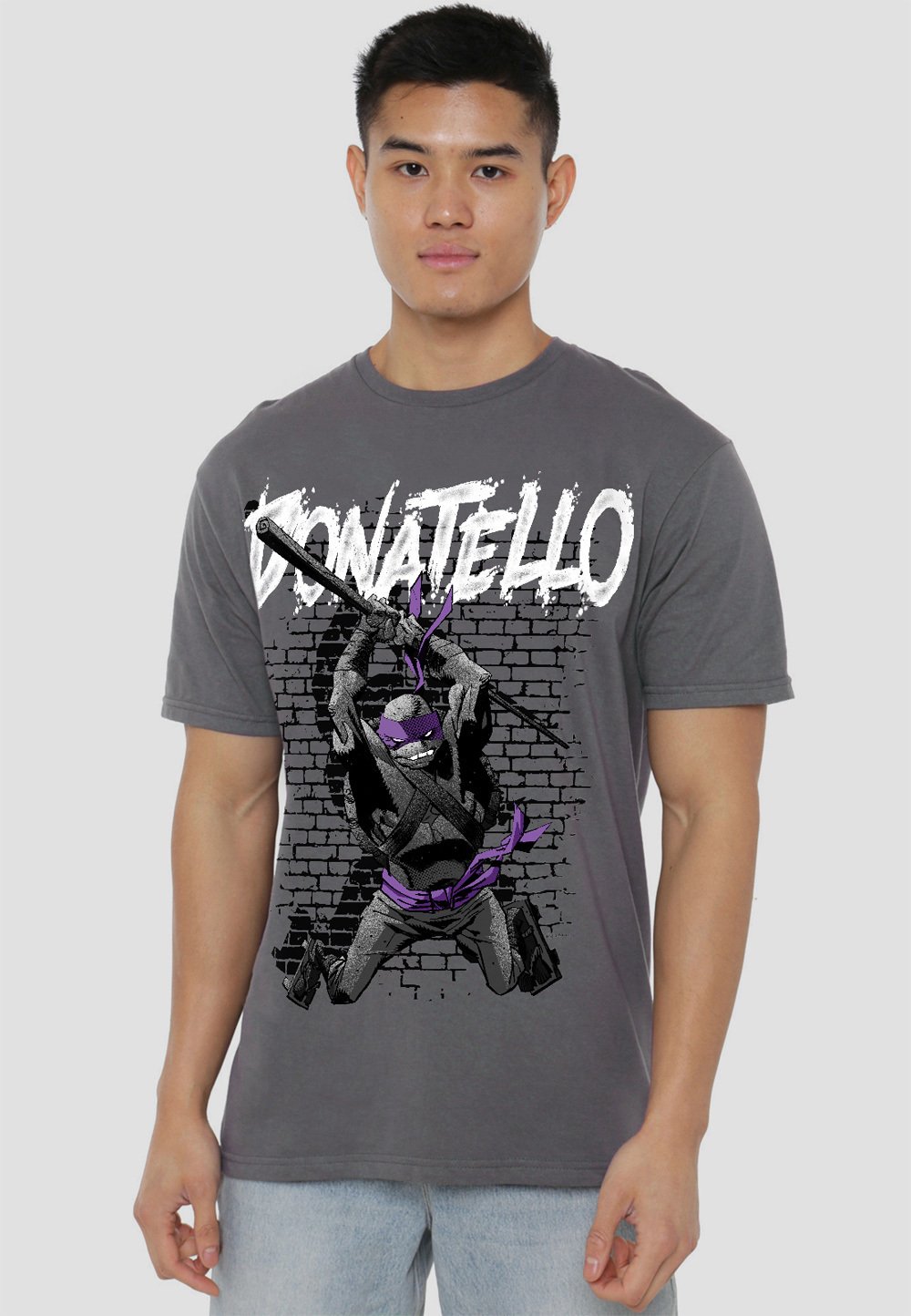 

Футболка с принтом TEENAGE MUTANT NINJA TURTLES DONATELLO Cotton Soul, антрацит