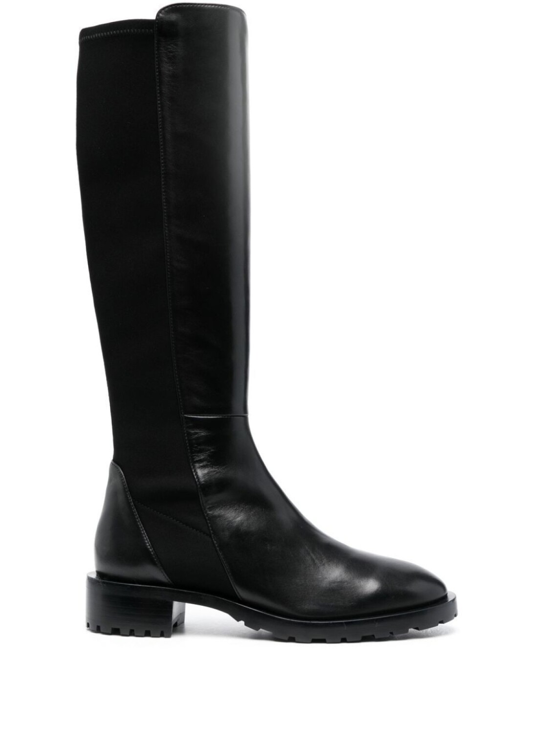 Stuart Weitzman сапоги со вставками, черный