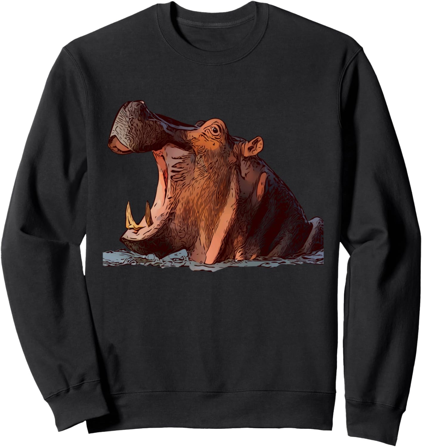 

Толстовка с изображением мордочки животного в африканском стиле: бегемот, черная Hippo Print Women Men Children Animal Motif, Черный, Толстовка с изображением мордочки животного в африканском стиле: бегемот, черная Hippo Print Women Men Children Animal Mo