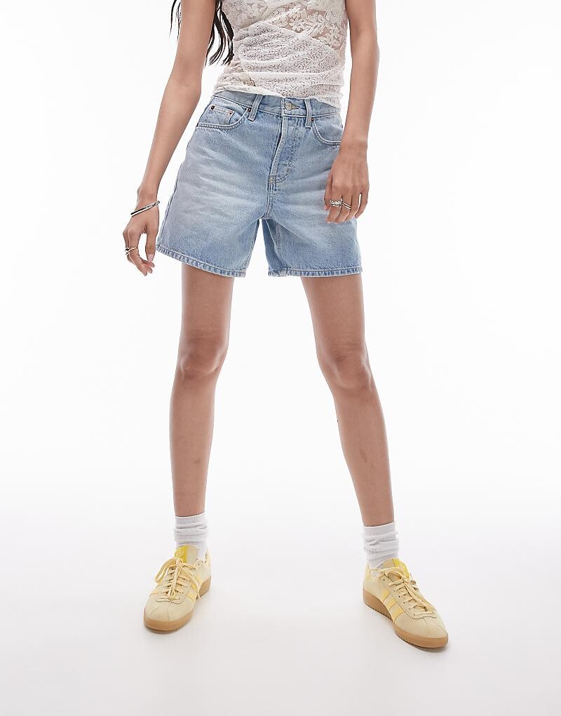 

Topshop – Editor – Шорты из выцветшего денима