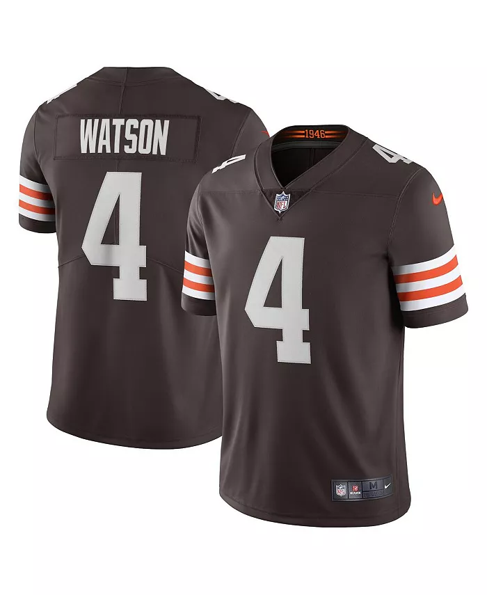 

Мужская лимитированная джерси Cleveland 2020 Vapor Deshaun Watson Nike, коричневый