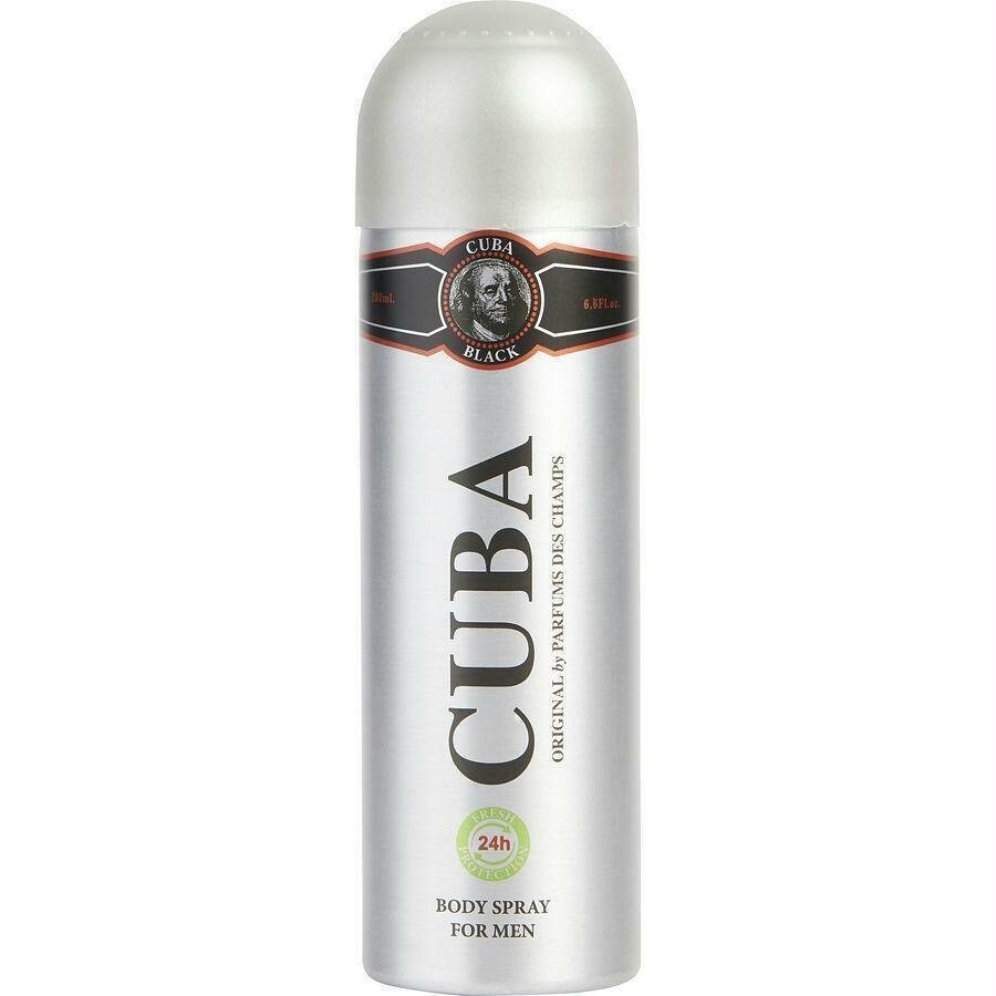 

Cuba Original, Cuba Black, дезодорант, 200 мл