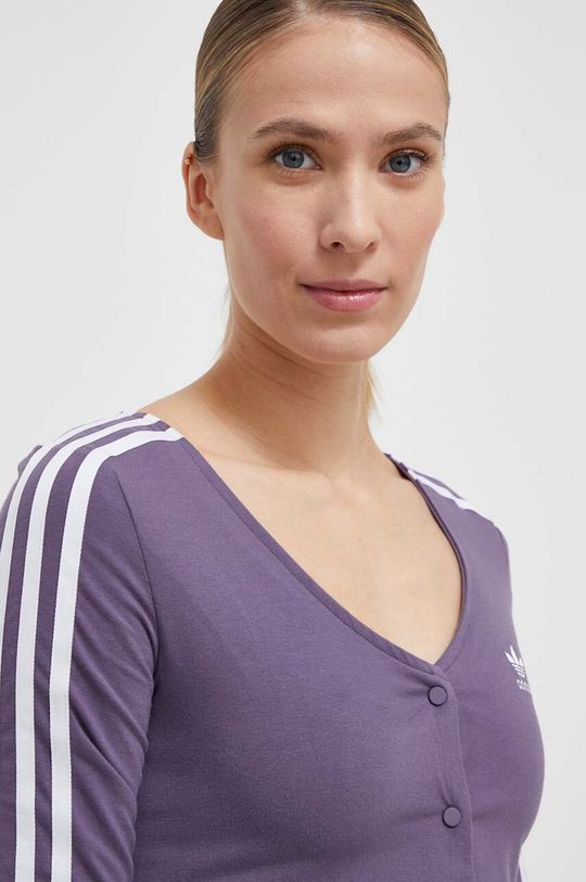 

Лонгслив adidas Originals, фиолетовый