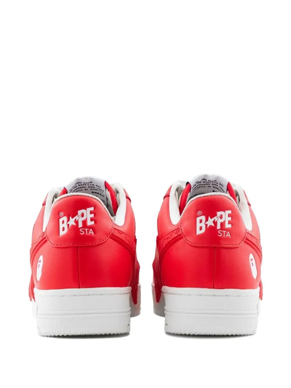 Кроссовки Bape Sta A BATHING APE, красный — фото 3