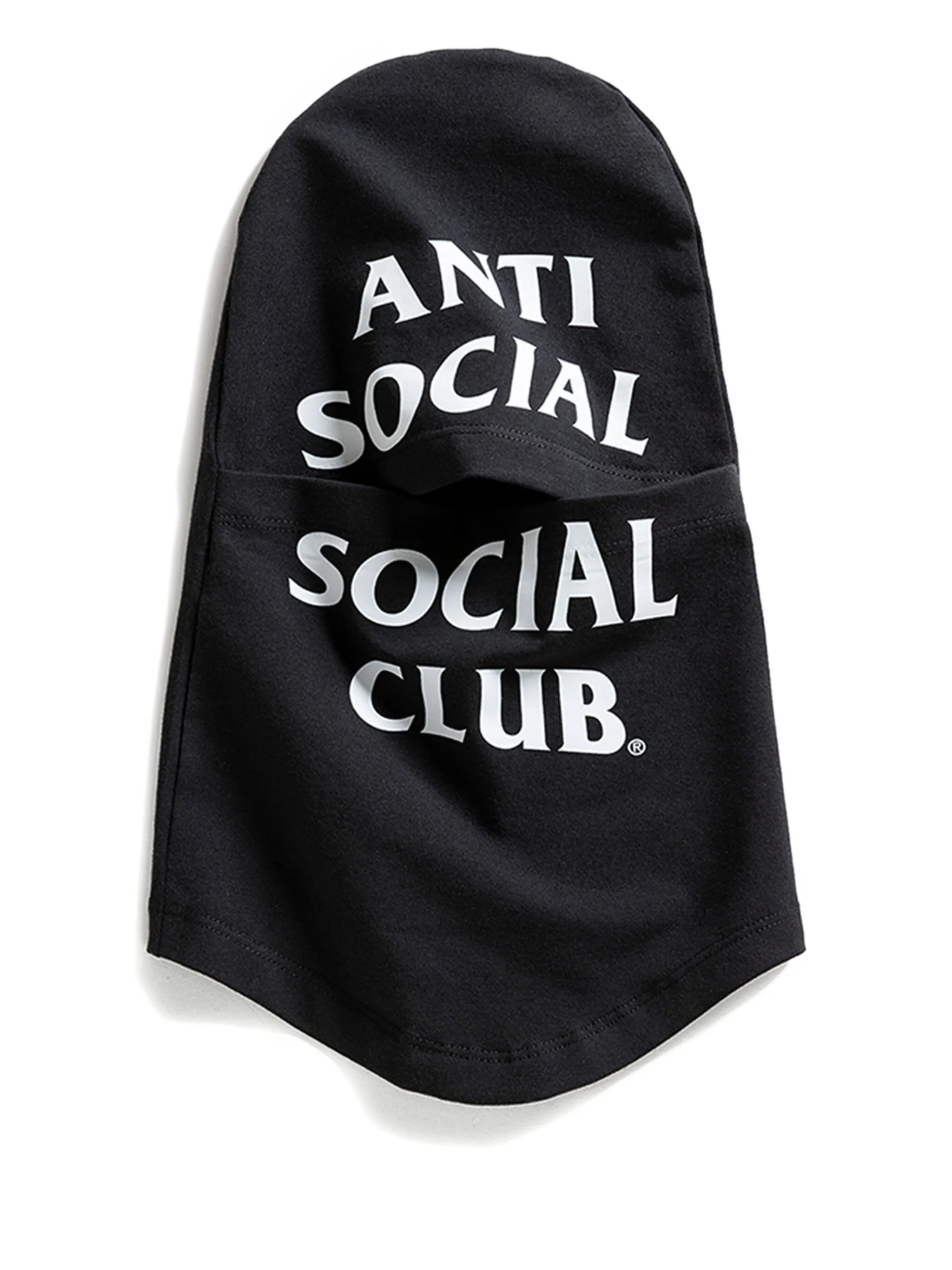 

Балаклава с логотипом Anti Social Social Club, черный