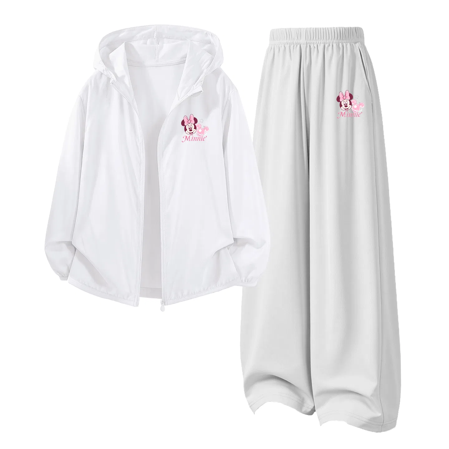 Детский спортивный костюм Casual Sportswear Disney, белый/фиолетовый — фото 3