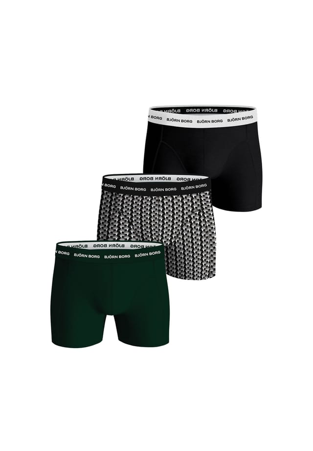 

Боксеры комплект из 3 шт. - хлопок эластичные трусы-боксеры хлопок Björn Borg, мультиколор